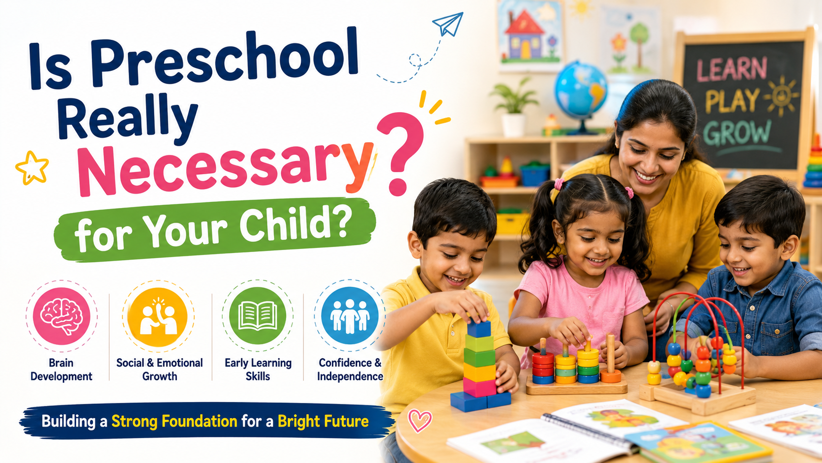 Is Preschool Really Necessary for Your Child?