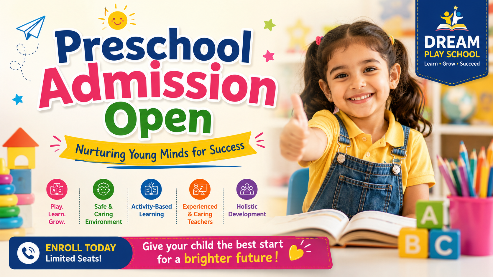 Preschool Admission Open: Nurturing Young Minds for Success